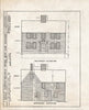 Historic Pictoric : Blueprint HABS NH,9-DUR,4- (Sheet 4 of 38) - Ebenezer Smith House, 20 Main Street, Durham, Strafford County, NH