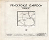 Historic Pictoric : Blueprint HABS NH,9-DUR.V,1- (Sheet 0 of 20) - Pendergast Garrison, Packer's Falls, Durham, Strafford County, NH