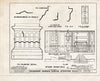Historic Pictoric : Blueprint HABS NH,9-DUR.V,1- (Sheet 13 of 20) - Pendergast Garrison, Packer's Falls, Durham, Strafford County, NH
