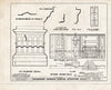 Historic Pictoric : Blueprint HABS NH,9-DUR.V,1- (Sheet 13 of 20) - Pendergast Garrison, Packer's Falls, Durham, Strafford County, NH