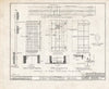 Historic Pictoric : Blueprint HABS NJ,3-MOUHO,8- (Sheet 15 of 24) - Burlington County Prison, 128 High Street, Mount Holly, Burlington County, NJ