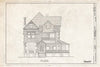 Historic Pictoric : Blueprint HABS NJ,5-CAPMA,41- (Sheet 1 of 1) - John McConnell House, 15 Jackson Street, Cape May, Cape May County, NJ