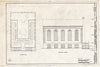 Historic Pictoric : Blueprint HABS NJ,5-WOBI,1- (Sheet 3 of 4) - Woodbine Brotherhood Synagogue, 612 Washington Avenue, Woodbine, Cape May County, NJ