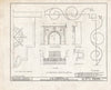 Historic Pictoric : Blueprint HABS NJ,10-Flem,1- (Sheet 21 of 22) - Reading-Large House, 119 Main Street, Flemington, Hunterdon County, NJ