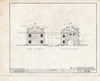 Historic Pictoric : Blueprint HABS NJ,14-MORTO,2- (Sheet 2 of 27) - Colonel Jacob Ford Jr. House, 230 Morris Street, Morristown, Morris County, NJ
