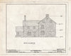 Historic Pictoric : Blueprint HABS NJ,19-WALPAC.V,1-A- (Sheet 6 of 11) - Daniel Shoemaker Farm, House, Wallpack Center, Sussex County, NJ
