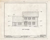 Historic Pictoric : Blueprint HABS NJ,21-MILBRO.V,4- (Sheet 6 of 13) - Abraham Van Campen House, Old Mine Road, Millbrook, Warren County, NJ