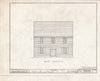 Historic Pictoric : Blueprint HABS NJ,1-,1- (Sheet 3 of 9) - Head-of-The-River Methodist Episcopal Church, Etna Road, Corbin City, Atlantic County, NJ