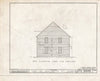 Historic Pictoric : Blueprint HABS NJ,1-,1- (Sheet 5 of 9) - Head-of-The-River Methodist Episcopal Church, Etna Road, Corbin City, Atlantic County, NJ