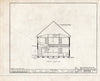 Historic Pictoric : Blueprint HABS NJ,1-,1- (Sheet 6 of 9) - Head-of-The-River Methodist Episcopal Church, Etna Road, Corbin City, Atlantic County, NJ