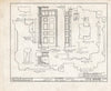 Historic Pictoric : Blueprint HABS NJ,1-POREP,1- (Sheet 10 of 12) - Adrial Clark House, Church Lane & Main Streets, Port Republic, Atlantic County, NJ