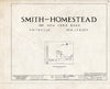 Historic Pictoric : Blueprint HABS NJ,1-Smith,1- (Sheet 0 of 8) - Smith Homestead, 1597 New York & Moss Hill Roads, Smithville, Atlantic County, NJ