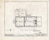 Historic Pictoric : Blueprint HABS NJ,1-Smith,1- (Sheet 2 of 8) - Smith Homestead, 1597 New York & Moss Hill Roads, Smithville, Atlantic County, NJ