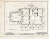 Historic Pictoric : Blueprint HABS NJ,2-Berg,1- (Sheet 2 of 26) - Nicholas Kipp House, 221 North Washington Avenue, Bergenfield, Bergen County, NJ