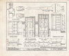 Historic Pictoric : Blueprint HABS NJ,2-Berg,1- (Sheet 13 of 26) - Nicholas Kipp House, 221 North Washington Avenue, Bergenfield, Bergen County, NJ