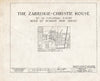 Historic Pictoric : Blueprint HABS NJ,2-DUMO,1- (Sheet 0 of 19) - Zabriskie-Christie House, 10 Colonial Court, Dumont, Bergen County, NJ