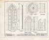Historic Pictoric : Blueprint HABS NJ,2-DUMO,3- (Sheet 14 of 22) - North Reformed Church of Schraalenburgh, Washington & Madison Avenues, Dumont, Bergen County, NJ