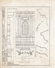 Historic Pictoric : Blueprint HABS NJ,2-DUMO,3- (Sheet 15 of 22) - North Reformed Church of Schraalenburgh, Washington & Madison Avenues, Dumont, Bergen County, NJ