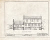 Historic Pictoric : Blueprint HABS NJ,2-EMSO,1- (Sheet 3 of 11) - Blauvelt House, Old Hook Road, Emerson, Bergen County, NJ