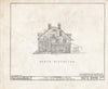 Historic Pictoric : Blueprint HABS NJ,2-HACK,6- (Sheet 3 of 21) - John Hopper House, 249 Polifly Road, Hackensack, Bergen County, NJ