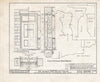 Historic Pictoric : Blueprint HABS NJ,2-HACK,7- (Sheet 13 of 17) - George Van Giesen House, Terrace Avenue & Essex Street, Hackensack, Bergen County, NJ
