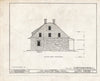 Historic Pictoric : Blueprint HABS NJ,2-MAWA.V,1- (Sheet 3 of 10) - Abram Van Horn House, Valley Road, Ho-Ho-Kus, Bergen County, NJ