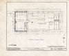 Historic Pictoric : Blueprint HABS NJ,3-BATO,8- (Sheet 3 of 11) - General Store & Post Office, Batsto, Burlington County, NJ