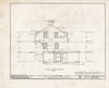 Historic Pictoric : Blueprint HABS NJ,3-BATO,8- (Sheet 8 of 11) - General Store & Post Office, Batsto, Burlington County, NJ