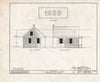 Historic Pictoric : Blueprint HABS NJ,3-Bord,2- (Sheet 2 of 3) - Clara Barton School, 142 Crosswicks & Burlington Streets, Bordentown, Burlington County, NJ
