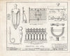 Historic Pictoric : Blueprint HABS NJ,3-Bord,1- (Sheet 15 of 15) - Francis Hopkinson House, Park Street & Farnsworth Avenue, Bordentown, Burlington County, NJ