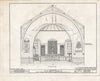 Historic Pictoric : Blueprint HABS NJ,3-BURL,1- (Sheet 14 of 21) - Old St. Mary's Church, West Broad & Wood Streets, Burlington, Burlington County, NJ