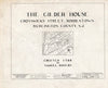 Historic Pictoric : Blueprint HABS NJ,3-Bord,4- (Sheet 0 of 22) - Richard Watson-Gilder House, Bordentown, Burlington County, NJ