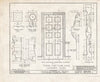 Historic Pictoric : Blueprint HABS NJ,3-BURL,6- (Sheet 10 of 12) - Cooper-Lawrence House, 457-459 High Street, Burlington, Burlington County, NJ