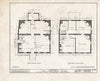 Historic Pictoric : Blueprint HABS NJ,3-BURL,15- (Sheet 2 of 11) - Hartshorn Pearson-How House, 453 High Street, Burlington, Burlington County, NJ