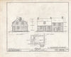 Historic Pictoric : Blueprint HABS NJ,3-Char.V,4- (Sheet 2 of 7) - Rodman-Creely House, Charleston, Burlington County, NJ