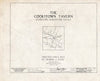 Historic Pictoric : Blueprint HABS NJ,3-Cook,1- (Sheet 0 of 28) - Cookstown Tavern, Main Street & Bunting Bridge Road, Cookstown, Burlington County, NJ
