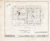 Historic Pictoric : Blueprint HABS NJ,3-CROWI,2- (Sheet 1 of 16) - Middletown-Braislin House, Main Street, Crosswicks, Burlington County, NJ