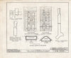 Historic Pictoric : Blueprint HABS NJ,3-CROWI,2- (Sheet 11 of 16) - Middletown-Braislin House, Main Street, Crosswicks, Burlington County, NJ