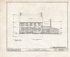 Historic Pictoric : Blueprint HABS NJ,3-EVBO.V,2- (Sheet 5 of 16) - Hewlings House, Mt. Laurel Road, Evesboro, Burlington County, NJ