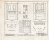 Historic Pictoric : Blueprint HABS NJ,3-EVBO.V,2- (Sheet 13 of 16) - Hewlings House, Mt. Laurel Road, Evesboro, Burlington County, NJ