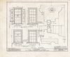 Historic Pictoric : Blueprint HABS NJ,3-EVBO.V,2- (Sheet 14 of 16) - Hewlings House, Mt. Laurel Road, Evesboro, Burlington County, NJ