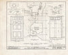 Historic Pictoric : Blueprint HABS NJ,3-MART.V,5- (Sheet 17 of 24) - Jacob Evans House, Marlton-Medford Road, Marlton, Burlington County, NJ