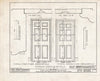 Historic Pictoric : Blueprint HABS NJ,3-MART.V,5- (Sheet 21 of 24) - Jacob Evans House, Marlton-Medford Road, Marlton, Burlington County, NJ