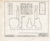 Historic Pictoric : Blueprint HABS NJ,3-MORTO.V,3- (Sheet 17 of 20) - Cowperthwaite House, King's Highway, Moorestown, Burlington County, NJ