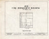 Historic Pictoric : Blueprint HABS NJ,3-MOUHO,9- (Sheet 0 of 2) - Old Fire Department Building, South Pine Street, Mount Holly, Burlington County, NJ