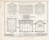 Historic Pictoric : Blueprint HABS NJ,3-MOUHO,9- (Sheet 1 of 2) - Old Fire Department Building, South Pine Street, Mount Holly, Burlington County, NJ