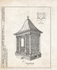 Historic Pictoric : Blueprint HABS NJ,3-MOUHO,12A- (Sheet 4 of 4) - Ashhurst Estate, Summer House, Garden Street, Mount Holly, Burlington County, NJ