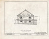 Historic Pictoric : Blueprint HABS NJ,3-MOULA,1- (Sheet 7 of 14) - Evesham Friends Meeting House, Mount Laurel Road, Mount Laurel, Burlington County, NJ
