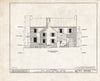 Historic Pictoric : Blueprint HABS NJ,3-RANC,2- (Sheet 6 of 10) - Ezre Haines House, Main Street, Rancocas, Burlington County, NJ