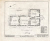 Historic Pictoric : Blueprint HABS NJ,3-RANC.V,2- (Sheet 2 of 19) - Thomas Buzby House, Rancocas River, Rancocas, Burlington County, NJ